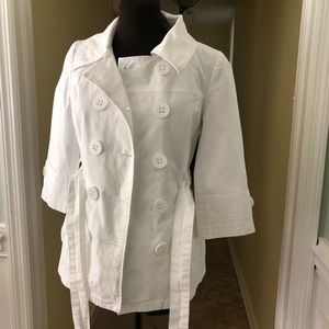 Belted peacoat jacket by Tulle